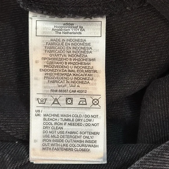 Adidas Fashion Montreal Denim Playsuit Black 
Size Small - Picture 9 of 15